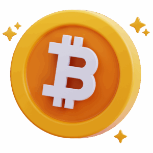 Bitcoin logo surrounded by stars Bitcoin logo surrounded by stars